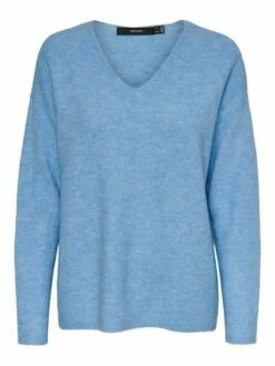 Vero Moda Damen Strickpullover VMCREWLEFILE LS V-NECK -JEANS DIRECT Verkäufe 41576 10233357pb