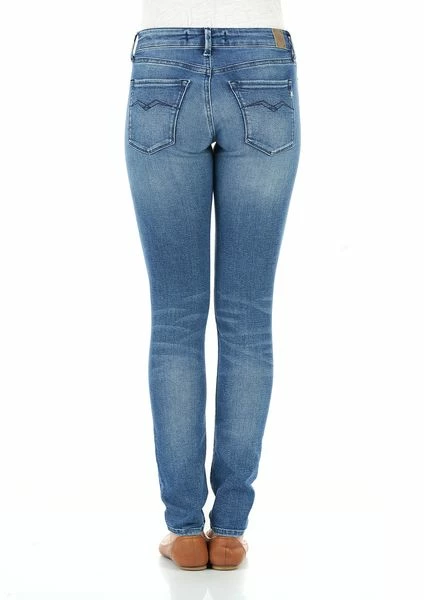 Replay Damen Jeans New Luz - Skinny Fit - Blau - Medium Blue Denim 6 Replay Damen Jeans New Luz - Skinny Fit - Blau - Medium Blue Denim – Bild 4