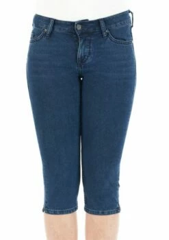Mustang Damen Capri Jeans Jasmin - Slim Fit - Blau