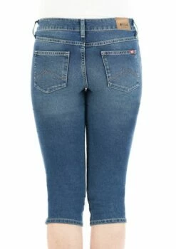 Mustang Damen Capri Jeans Jasmin - Slim Fit - Blau -JEANS DIRECT Verkäufe 42206 Mustang 1007163 5000 782 hi