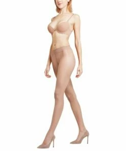 Falke Damen Strumpfhose Shelina 12 DEN -JEANS DIRECT Verkäufe 42300 40027 4169 frontview 1