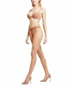 Falke Damen Strumpfhose Shelina 12 DEN -JEANS DIRECT Verkäufe 42300 40027 5109 frontview