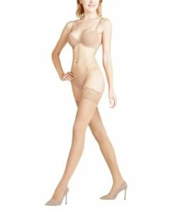 Falke Damen Stay Ups Matt Deluxe 20 DEN -JEANS DIRECT Verkäufe 42322 41520 4069 frontview