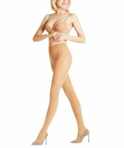 Falke Damen Strumpfhose Seidenglatt 40 DEN -JEANS DIRECT Verkäufe 42327 40414 4169 frontview