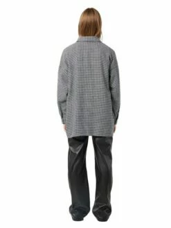 Noisy May Damen Longshirt Hemd NMFLANNY L/S LONG SHACKET - Relaxed -JEANS DIRECT Verkäufe 42902 nm 4388738 frontfull