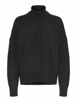 Noisy May Damen Strickpullover NMIAN L/S ROLL NECK