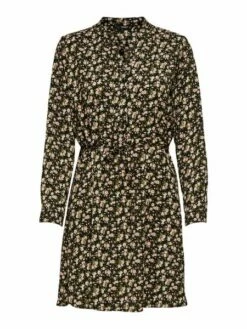 Only Damen Kleid ONLCORY L/S V-NECK TUNIC