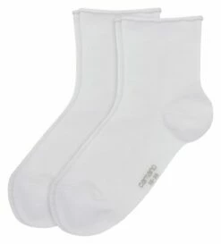 Camano Damen Quarter Socken Cotton Fine 2er Pack