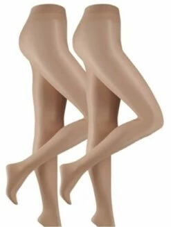 Camano Damen Feinstrumpfhosen Everyday Tights 20 DEN 2er Pack
