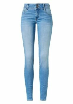 Paddock`s Damen Jeans Lucy - Slim Fit - Blau - Mid Blue