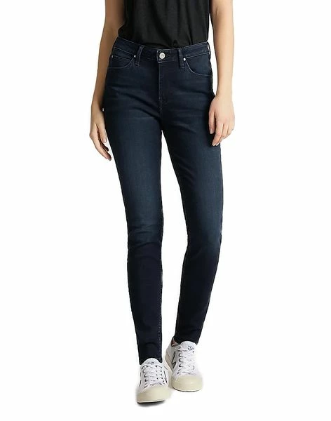 Lee Damen Jeans Scarlett High Skinny Fit - Blau - Worn Ebony 4 Lee Damen Jeans Scarlett High Skinny Fit - Blau - Worn Ebony – Bild 2