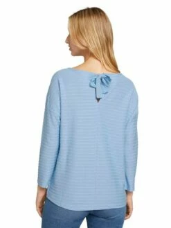 Tom Tailor Denim Damen Shirt Structure Striped 7/8 Arm -JEANS DIRECT Verkäufe 44226 Denim Tom Ta 109 28163 1023366 3 1