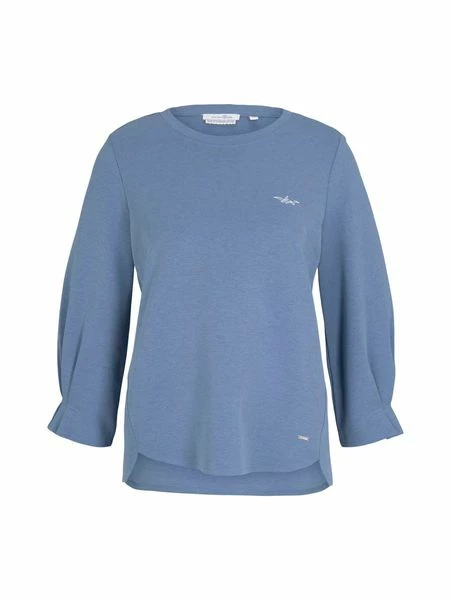 Tom Tailor Denim Damen Sweatshirt SLEEVEDETAIL 8 Tom Tailor Denim Damen Sweatshirt SLEEVEDETAIL – Bild 6