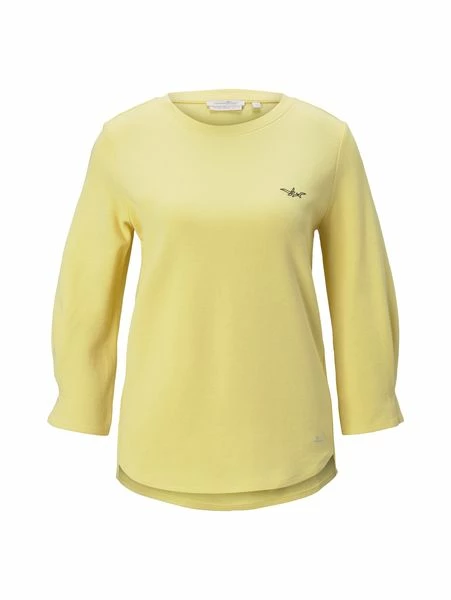 Tom Tailor Denim Damen Sweatshirt SLEEVEDETAIL 6 Tom Tailor Denim Damen Sweatshirt SLEEVEDETAIL – Bild 4