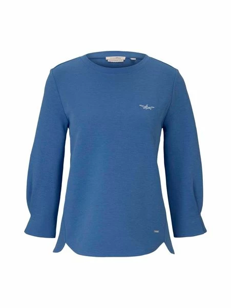 Tom Tailor Denim Damen Sweatshirt SLEEVEDETAIL 9 Tom Tailor Denim Damen Sweatshirt SLEEVEDETAIL – Bild 7