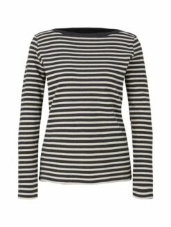 Tom Tailor Denim Damen Langarmshirt Interlock Contrast -JEANS DIRECT Verkäufe 44512 Denim Tom Ta 212 30611 1023950