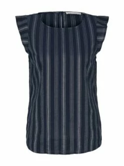Tom Tailor Denim Damen Top Angel Sleeve Striped -JEANS DIRECT Verkäufe 44514 TOM TAILOR D 106 25909 1024992 1