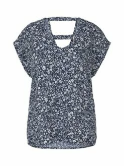 Tom Tailor Denim Damen T-Shirt Printed V-Neck -JEANS DIRECT Verkäufe 44515 TOM TAILOR D 106 16355 1024993 1