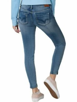 TIMEZONE Damen Jeans Tight AleenaTZ 7/8 - Blau - Aqua Blue Wash -JEANS DIRECT Verkäufe 44577 17 10074 00 3337 Tight Aleena TZ 3039 rueck 1