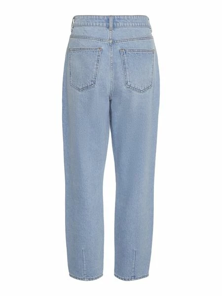 Noisy May Damen Jeans NMISABEL HW MOM - Straight Fit - Blau - Light Blue Denim 4 Noisy May Damen Jeans NMISABEL HW MOM - Straight Fit - Blau - Light Blue Denim – Bild 2