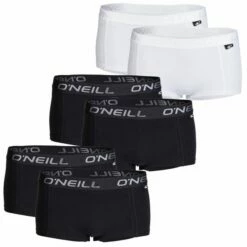 O'Neill Damen Shortys Plain - 4er 6er 8er Multipack -JEANS DIRECT Verkäufe 44729 800002 BlackundWhite 6er