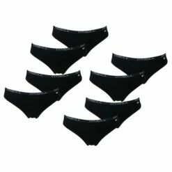 O'Neill Damen Bikini Slips Plain - 4er 6er 8er Multipack -JEANS DIRECT Verkäufe 44738 802032 Black 6969P 8er