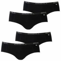 O'Neill Damen Hipster Plain - 4er 6er 8er Multipack -JEANS DIRECT Verkäufe 44739 801022 Black 6969P 4er