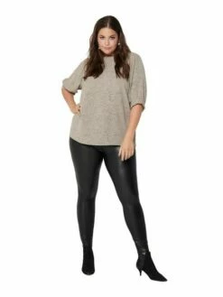 Carmakoma By Only Damen Leggings CARROOL COATED - Plus Size -JEANS DIRECT Verkäufe 44792 on 3432156 frontfull 1