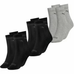 Puma Damen Sportsocken 4er 6er 8er Multipack -JEANS DIRECT Verkäufe 44910 100000964 BlackundGrey Melange 003 6er