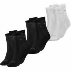 Puma Damen Sportsocken 4er 6er 8er Multipack -JEANS DIRECT Verkäufe 44910 100000964 BlackundWhite 002 6er