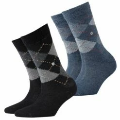 Burlington Damen Socken Whitby 2er 3er 4er Multipack -JEANS DIRECT Verkäufe 45206 24080 BlackundDeep Blue 6222 2er