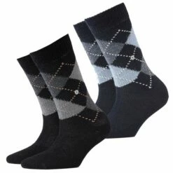 Burlington Damen Socken Whitby 2er 3er 4er Multipack -JEANS DIRECT Verkäufe 45206 24080 BlackundMarine 6120 2er