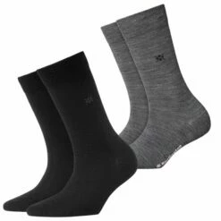 Burlington Damen Socken Bloomsbury 2er 3er 4er Multipack -JEANS DIRECT Verkäufe 45234 22147 BlackundLight Grey 3770 2er