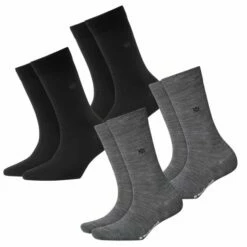Burlington Damen Socken Bloomsbury 2er 3er 4er Multipack -JEANS DIRECT Verkäufe 45234 22147 BlackundLight Grey 3770 4er