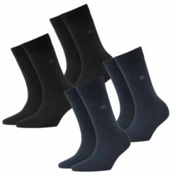 Burlington Damen Socken Bloomsbury 2er 3er 4er Multipack -JEANS DIRECT Verkäufe 45234 22147 BlackundMarine 6120 4er