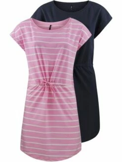 Only Damen Kleid ONLMAY S/S DRESS 2er Pack -JEANS DIRECT Verkäufe 45248 Only Kleid May 15247717 Lilac Sachet Primo Stripe Lilac Stripe front
