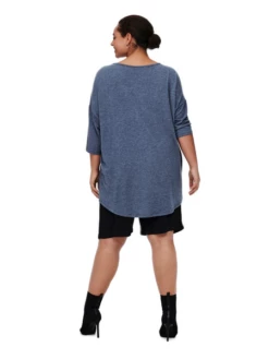 Carmakoma By Only Damen Langarmshirt CARLAMOUR 3/4 - Plus Size -JEANS DIRECT Verkäufe 45284 on 3612373 back1