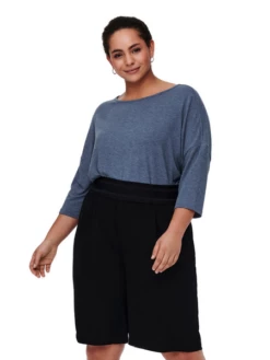 Carmakoma By Only Damen Langarmshirt CARLAMOUR 3/4 - Plus Size -JEANS DIRECT Verkäufe 45284 on 3612373 front1
