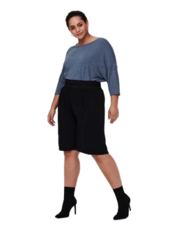 Carmakoma By Only Damen Langarmshirt CARLAMOUR 3/4 - Plus Size -JEANS DIRECT Verkäufe 45284 on 3612373 frontfull