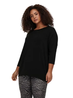 Carmakoma By Only Damen Langarmshirt CARLAMOUR 3/4 - Plus Size