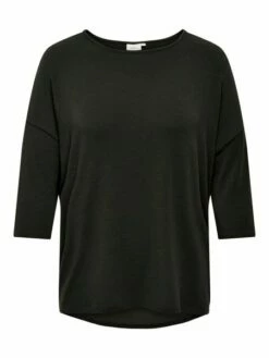 Carmakoma By Only Damen Langarmshirt CARLAMOUR 3/4 - Plus Size -JEANS DIRECT Verkäufe 45284 on 3963632 front