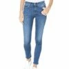 Replay Damen Jeans Luzien - Skinny Fit - Blau -Mid Blue -JEANS DIRECT Verkäufe 45345 Replay WHW689 000 69D 903 009 Front