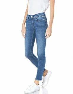 Replay Damen Jeans Luzien - Skinny Fit - Blau -Mid Blue -JEANS DIRECT Verkäufe 45345 Replay WHW689 000 69D 903 009 Seite2 1