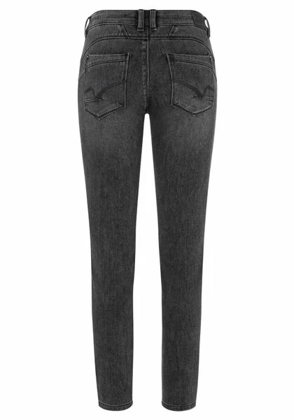 TIMEZONE Damen Jeans Tight SanyaTZ - Tight Fit - Grau - Rough Grey Wash 4 TIMEZONE Damen Jeans Tight SanyaTZ - Tight Fit - Grau - Rough Grey Wash – Bild 2