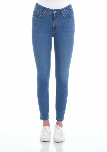 Lee Damen Jeans Scarlett High Skinny Fit - Blau - Mid Madison 3 Lee Damen Jeans Scarlett High Skinny Fit - Blau - Mid Madison