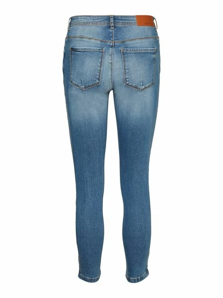 Noisy May Damen Jeans NMKIMMY NW ANK DART AZ062LB Slim Fit Blau Light Blue Denim 4 Noisy May Damen Jeans NMKIMMY NW ANK DART AZ062LB Slim Fit Blau Light Blue Denim – Bild 2