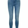 Noisy May Damen Jeans NMKIMMY NW ANK DART AZ062LB Slim Fit Blau Light Blue Denim -JEANS DIRECT Verkäufe 45444 nm 27018139 front
