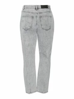 Noisy May Damen Jeans NMISABEL HW ANKLE MOM KI080LG - Straight Fit - Grau - Light Grey Denim 7 Noisy May Damen Jeans NMISABEL HW ANKLE MOM KI080LG - Straight Fit - Grau - Light Grey Denim -JEANS DIRECT Verkäufe 45505 nm 27019287 back