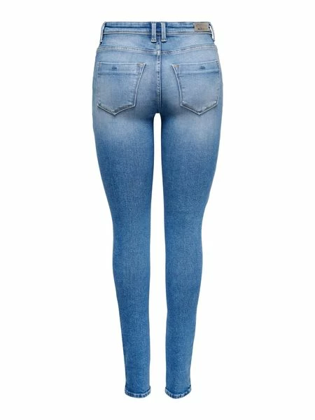 Only Damen Jeans ONLSHAPE LIFE REG SK DNM REA768 - Skinny Fit - Blau - Light Medium Blue Denim 4 Only Damen Jeans ONLSHAPE LIFE REG SK DNM REA768 - Skinny Fit - Blau - Light Medium Blue Denim – Bild 2