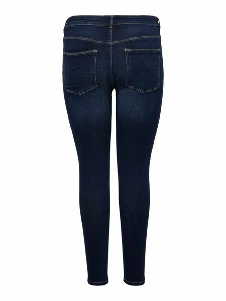 Carmakoma By Only Damen Jeans CARHUBA - Skinny Fit - Blau - Dark Blue Denim - Plus Size 9 Carmakoma By Only Damen Jeans CARHUBA - Skinny Fit - Blau - Dark Blue Denim - Plus Size – Bild 7